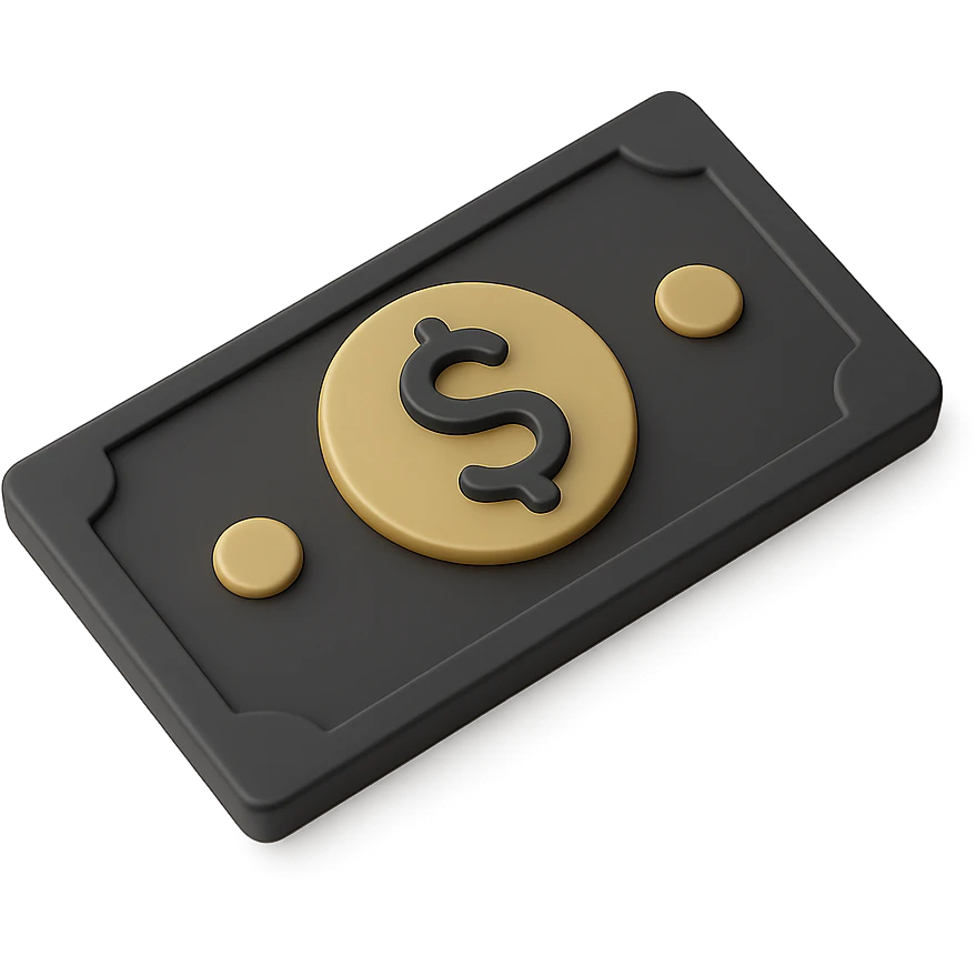 single cash bill emoji