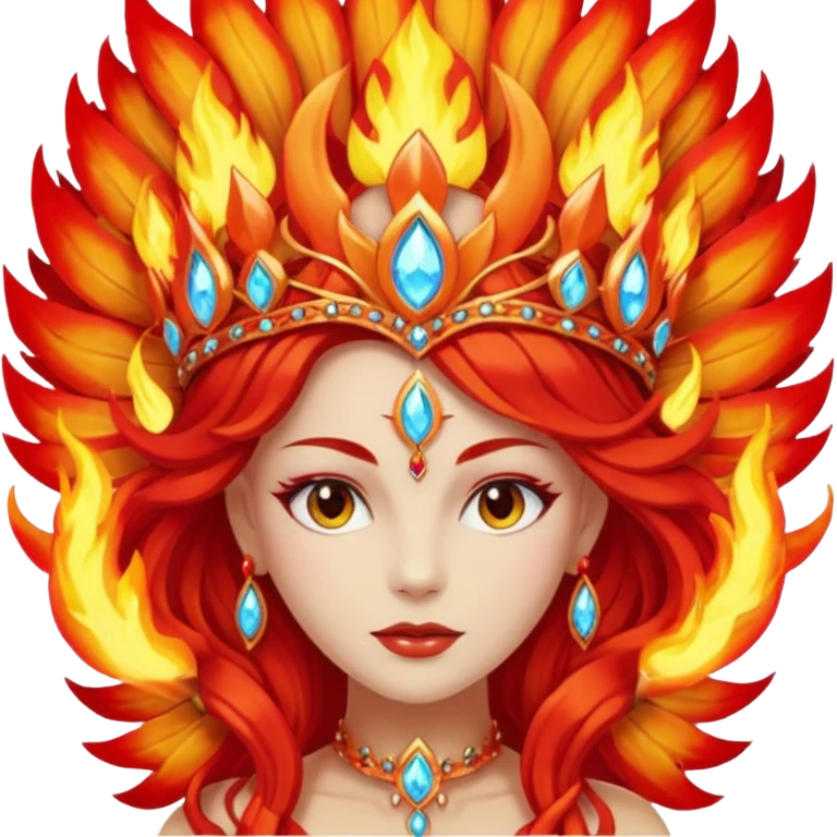 flame queen emoji