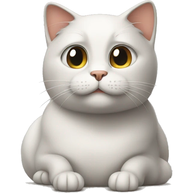 cat thinking about his life emoji