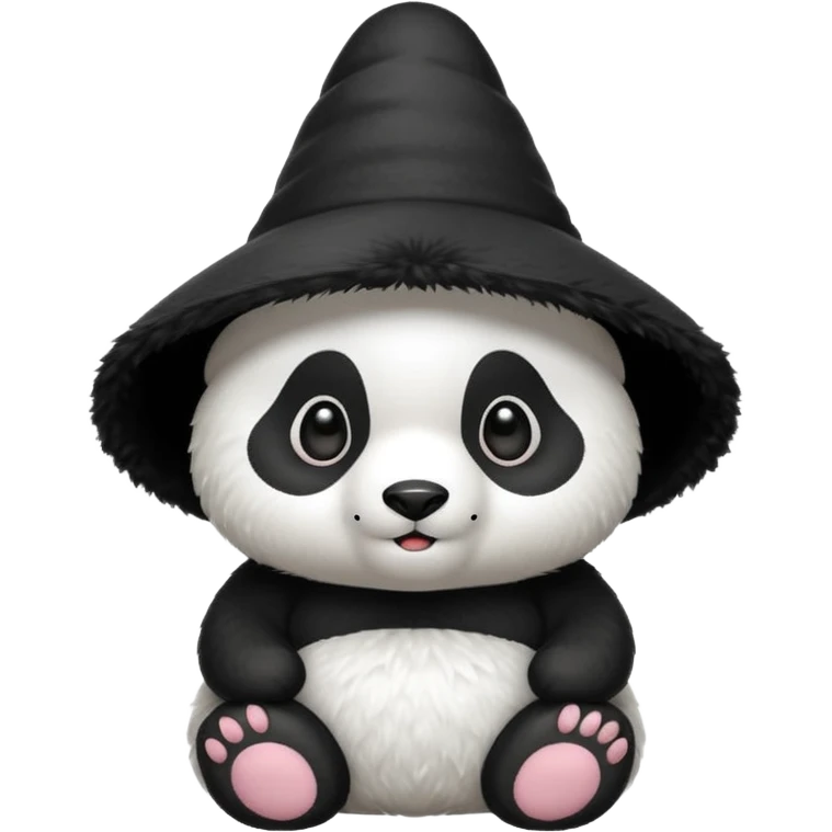panda with conical hat emoji