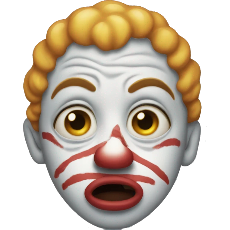 Crying clown  emoji