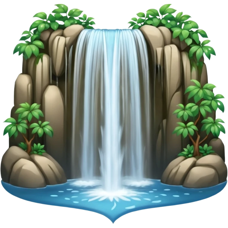 heart shaped - watterfall emoji