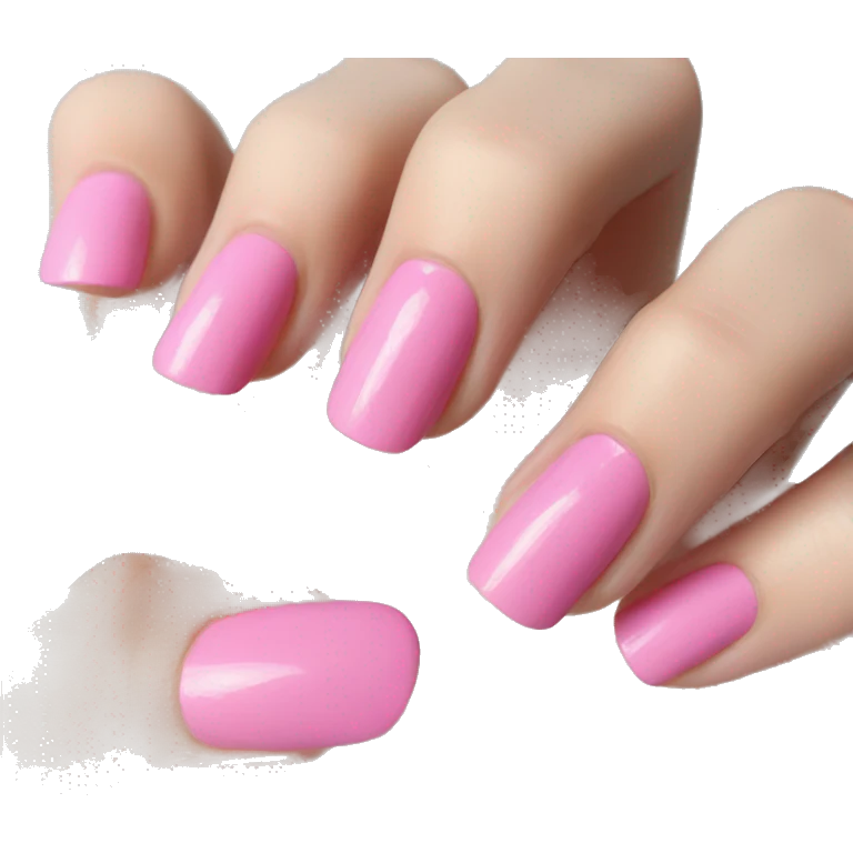 Pink nails emoji