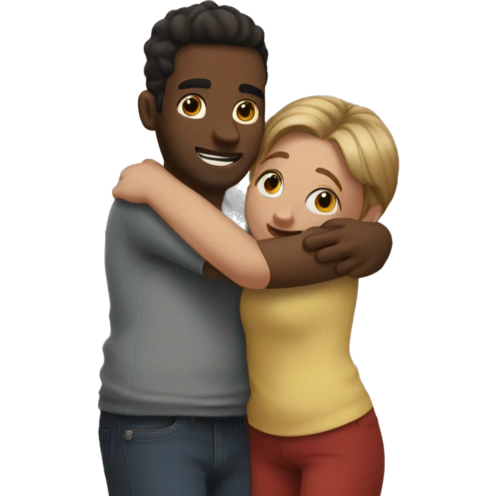 hug tighyly emoji