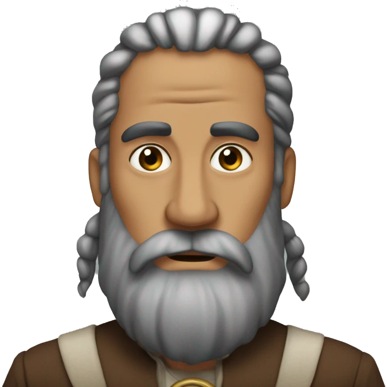 bilgecan dede with long beard emoji