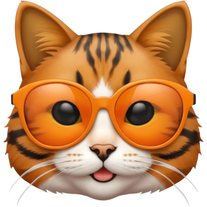 Cat wearing sunglasses emoji
