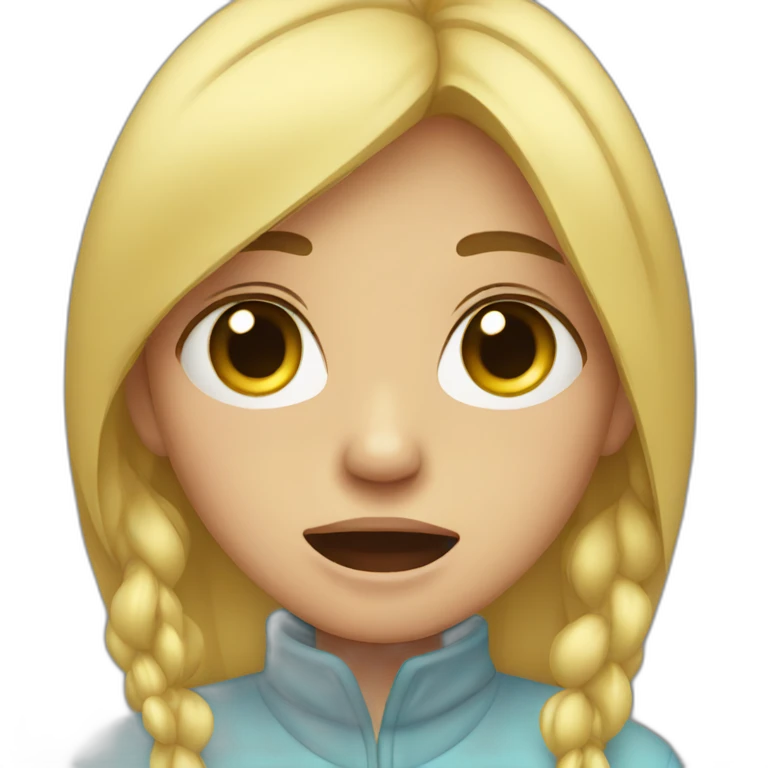 Girl crying  emoji
