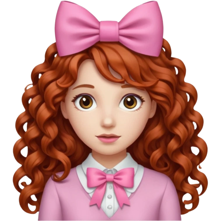 👩‍🦱🎀 emoji