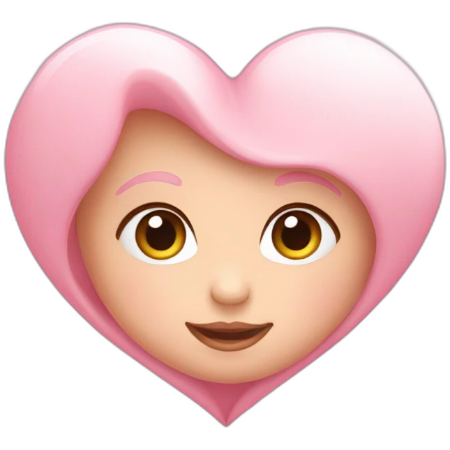 baby pink heart  emoji