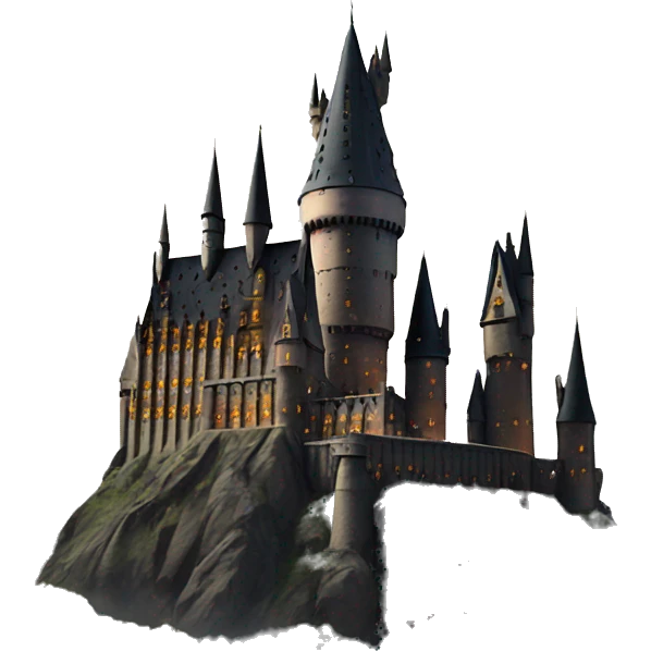 harry potter castle emoji