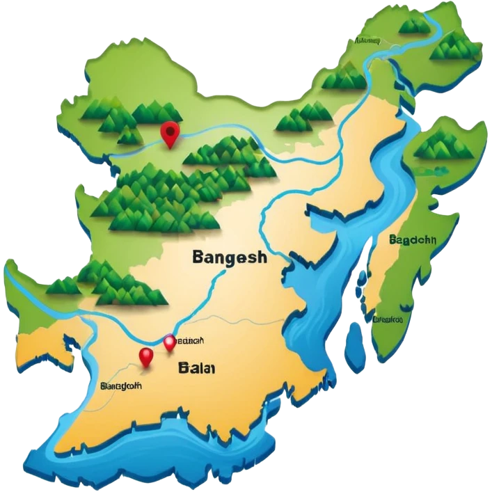 bangladesh map emoji