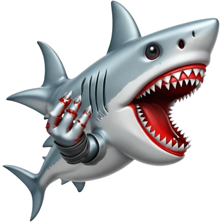 freddy krueger shark finger glove emoji