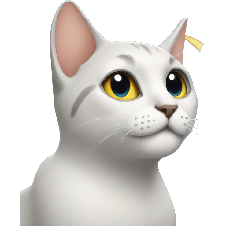 gato con luna emoji