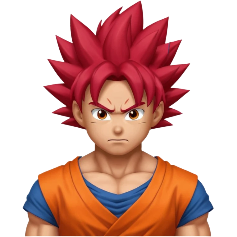 Goku super saiyan god emoji