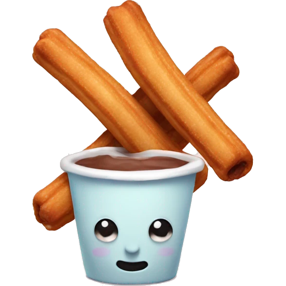 Churro with a bunch of sugar  emoji