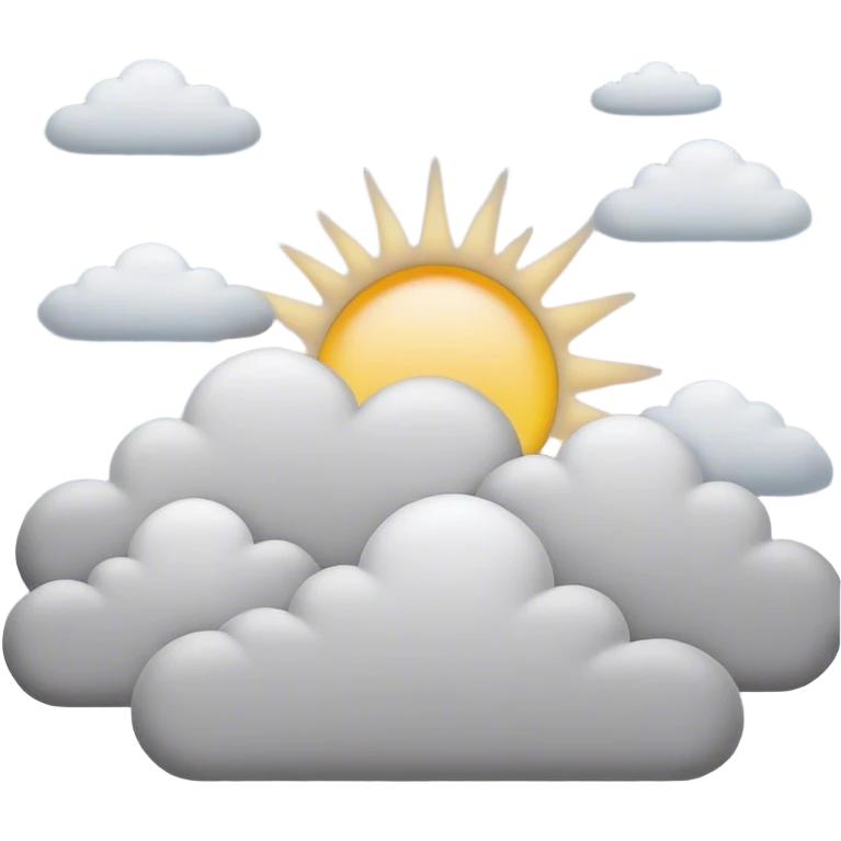 Cinematic Realistic Altostratus Emoji, Soft and gray, with mid-level clouds spreading evenly across the sky. The clouds create a smooth, overcast layer that dulls the sun’s light, giving the world a peaceful, muted tone. Soft glowing outline, capturing the essence of calm, muted skies and gentle transitions in an altostratus cloud! emoji