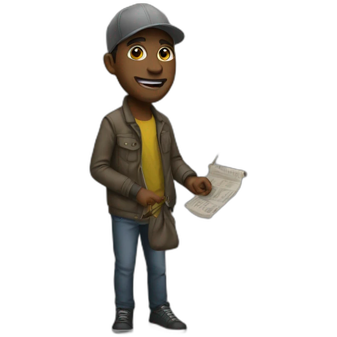 Street artiste emoji