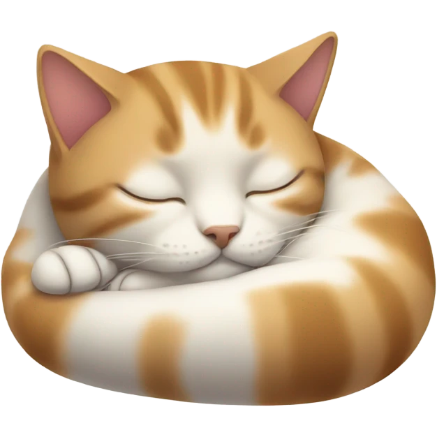 cat sleeping emoji
