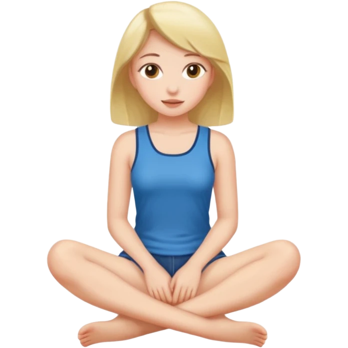 Girl lower body no pants emoji