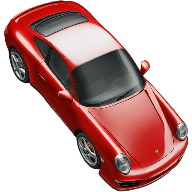 Porsche vermelho emoji