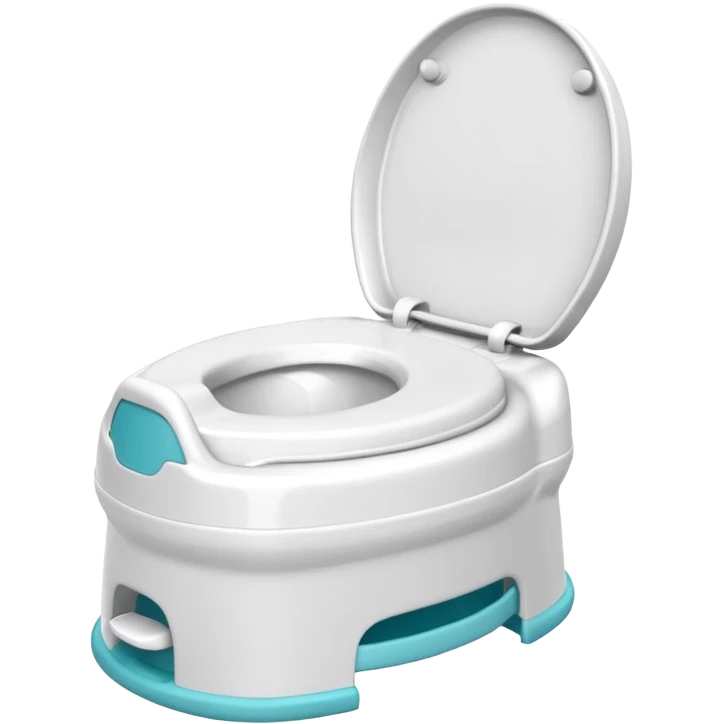 Standard potty trainer for baby without a person on it. emoji