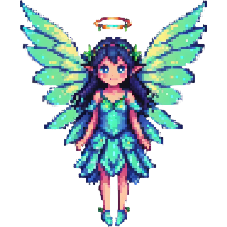 mischievous fairy with glowing wings emoji