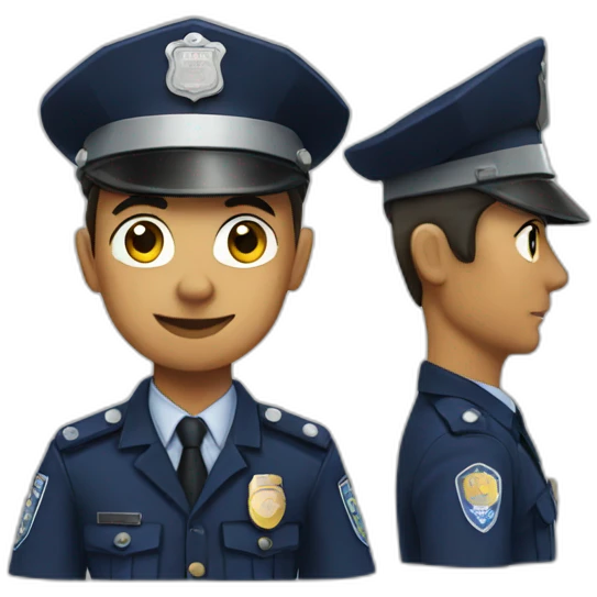 police nationale emoji