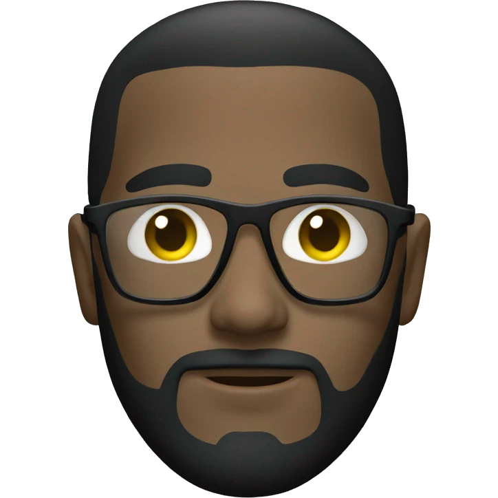 black cycling glasses emoji