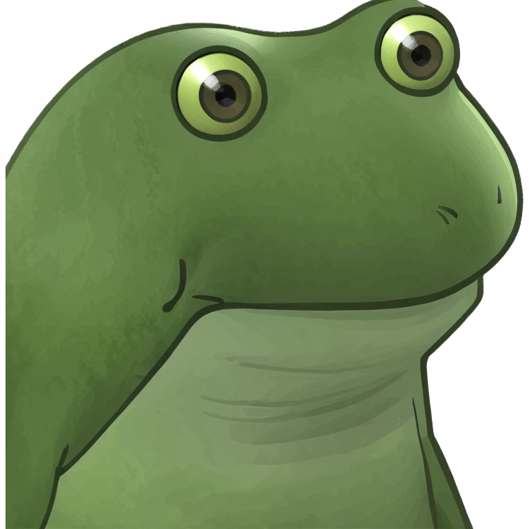 a bufo frog holding a coffee cup emoji