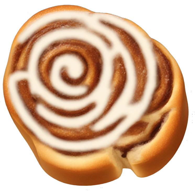 Cinnamon roll emoji