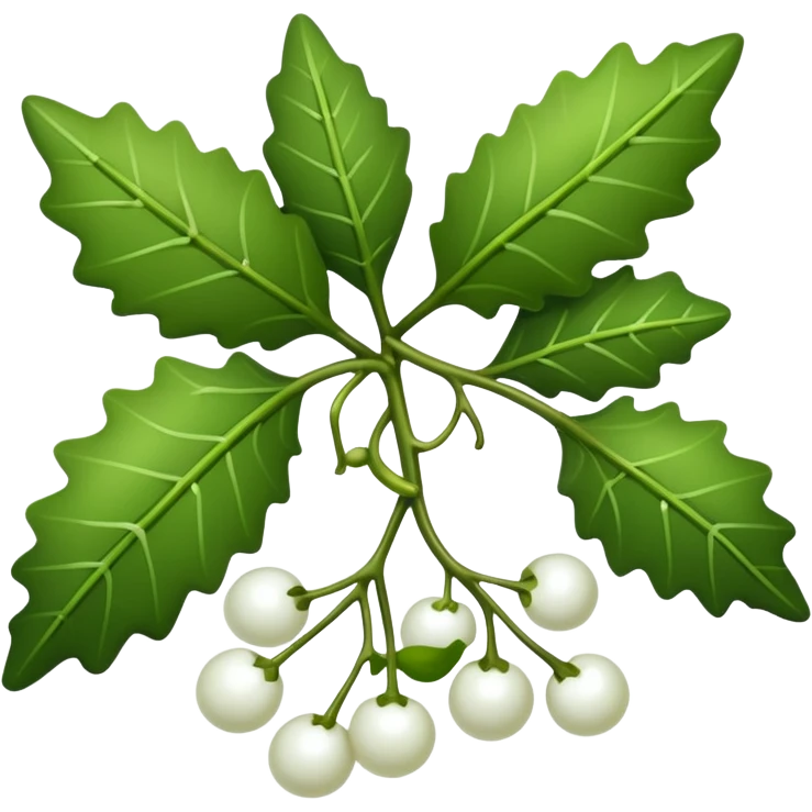 mistletoe emoji