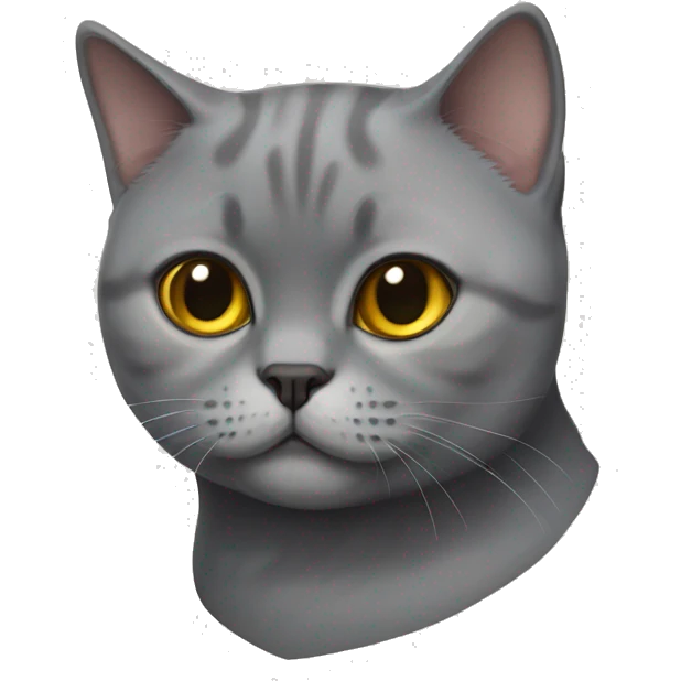British shorthair cat emoji