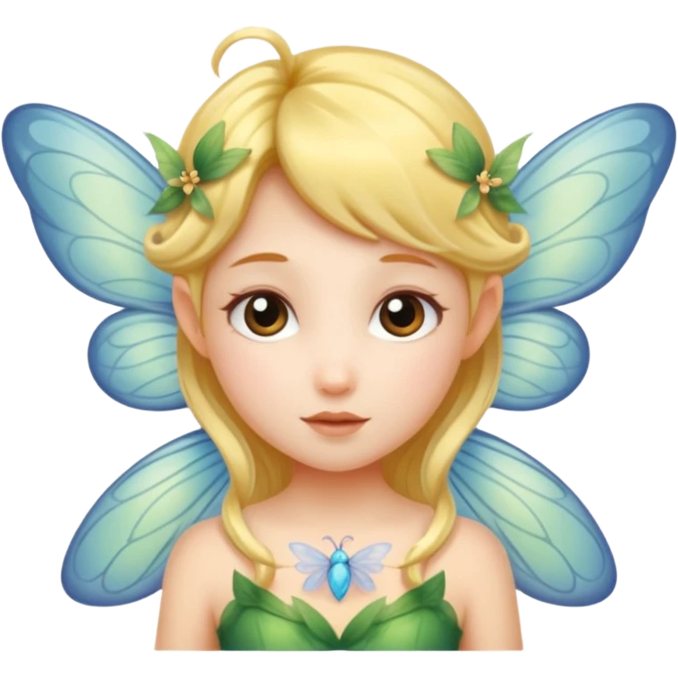 A little fairy, with wings emoji