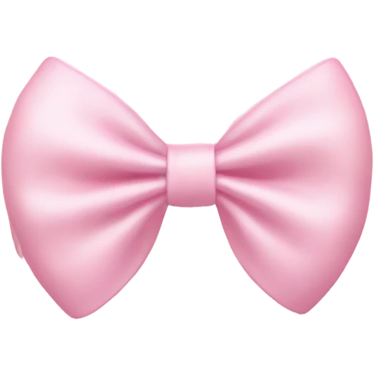 light pink bow on light pink bow emoji