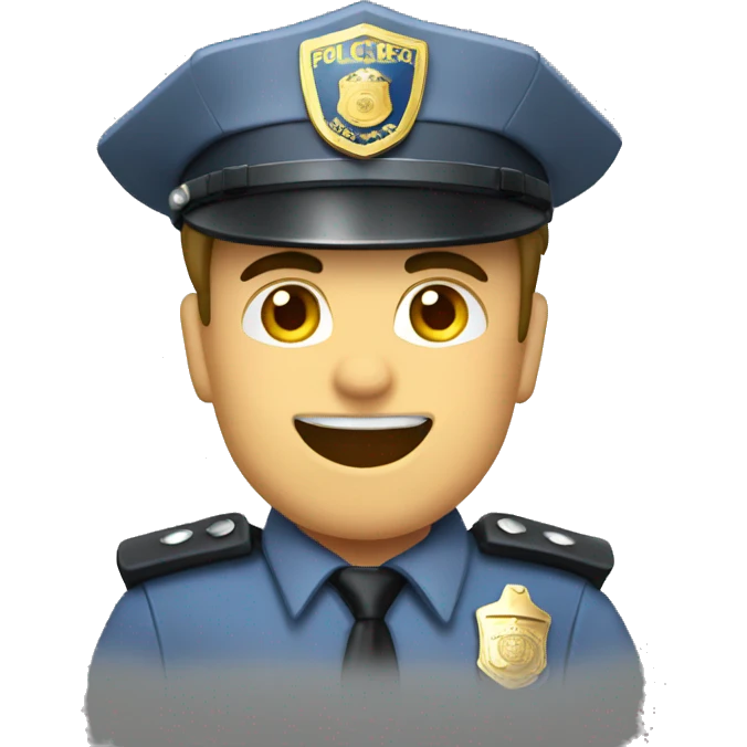 Policia dando parte emoji