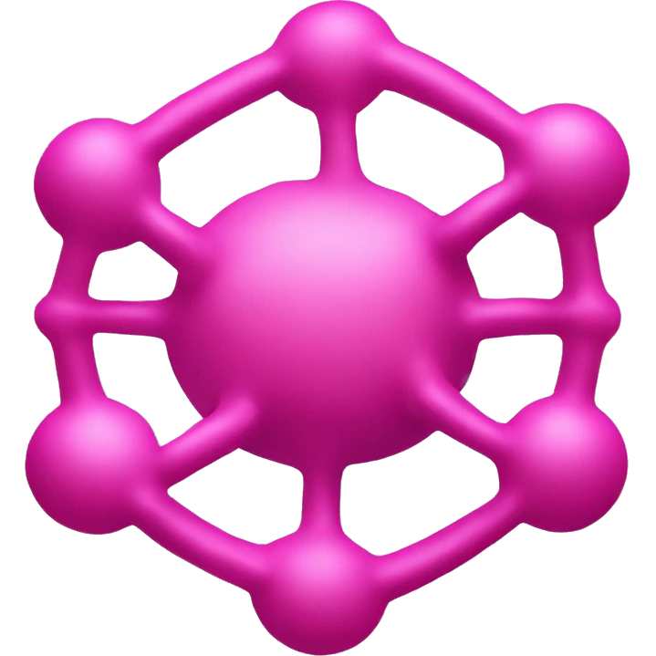 Pink cell biology emoji