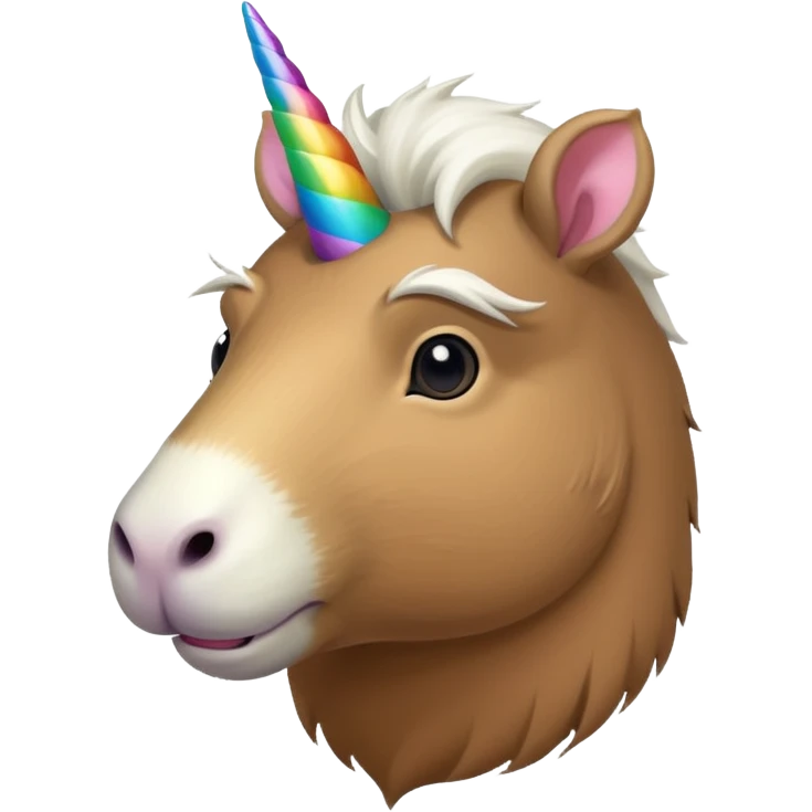 capybara unicorn hybrid emoji