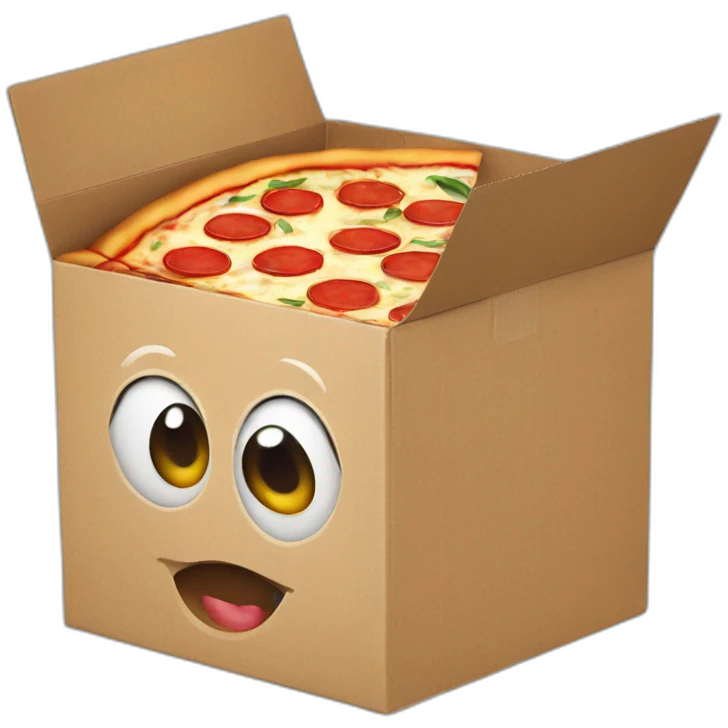 pizza box emoji