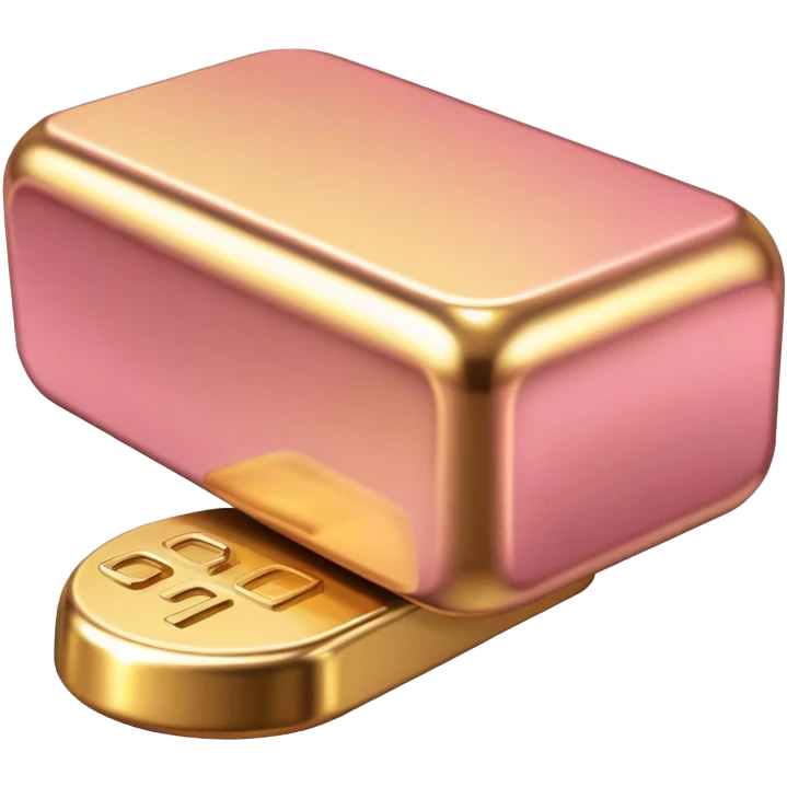 pink gold ingot emoji