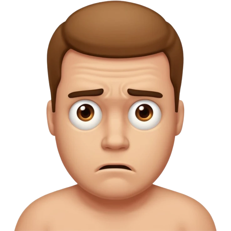 Burly opaque male identity crisis emoji