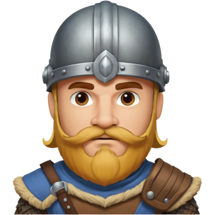 viking raider with mustache emoji