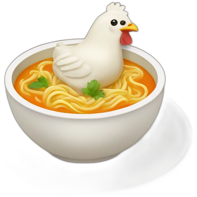 chicken noodle soup emoji