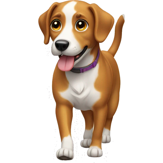 dog walking emoji