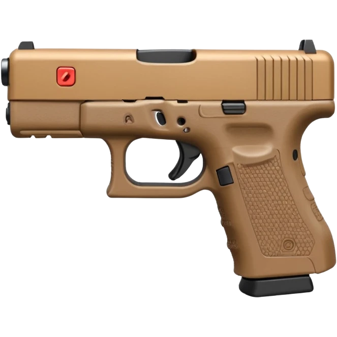 Tan Glock with a switch  emoji