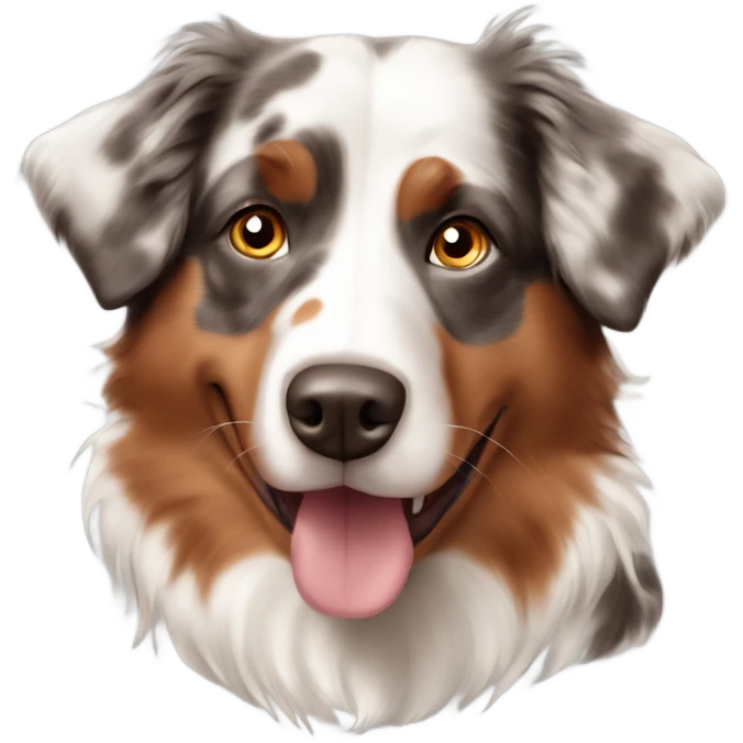 red merle australian shepherd emoji