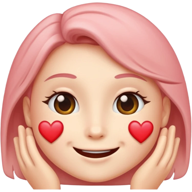 Un sourire avec un coeur ❤️ emoji