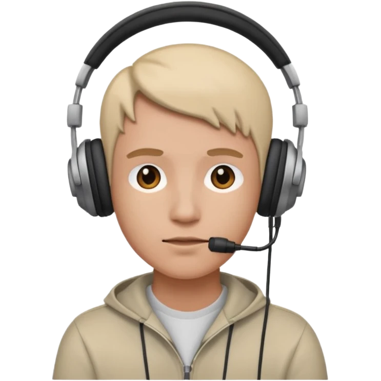 podcast listening emoji