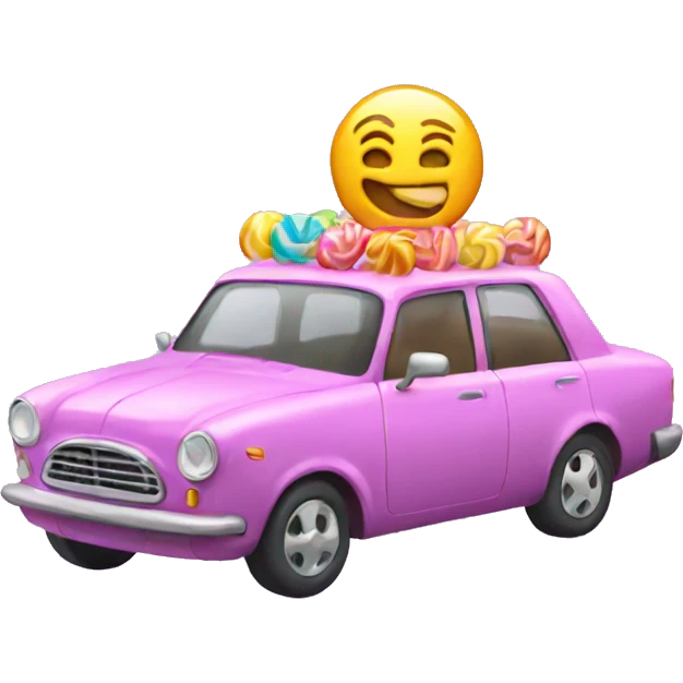 Candy car emoji