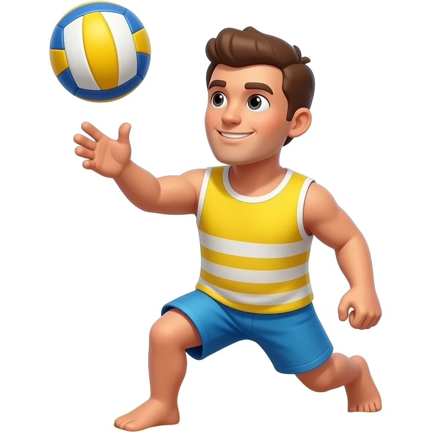 geometry dash playing beach volley emoji