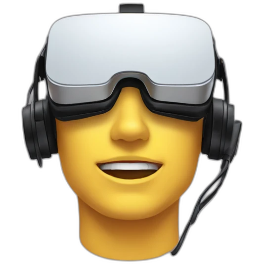 VR headset emoji